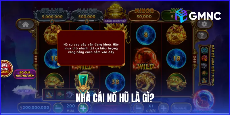 Nhà cái nổ hũ uy tín là nền tảng cung cấp các trò chơi slot trực tuyến chất lượng